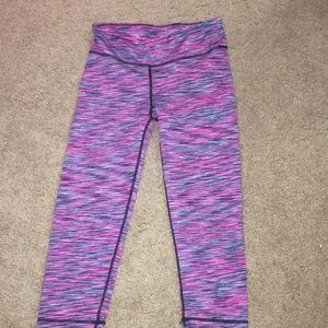 Women’s Blue and Purple Crop Legging